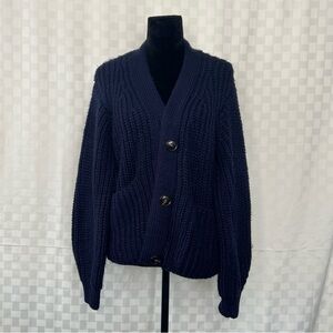 La Hearts Blue Cardigan Sweater
